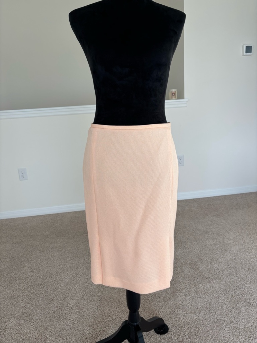 Calvin Klein Women's Peach Blazer & Pencil Skirt Suit - Picture 5 of 11